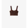 Cropped Crochet Moulina Cotton Top