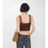 Cropped Crochet Moulina Cotton Top