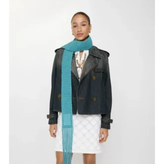 Cropped Denim Mayfair Trench Jacket