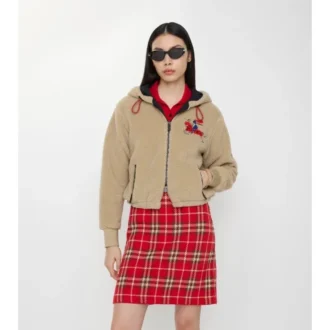 Cropped Ekd Wool Cashmere Blend Fleece