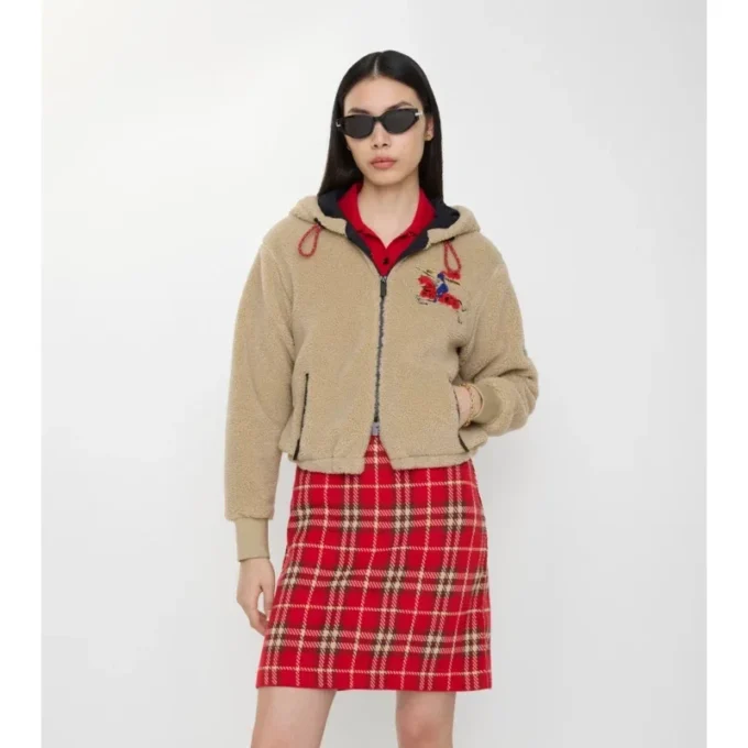 Cropped Ekd Wool Cashmere Blend Fleece