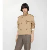 Cropped Gabardine Mayfair Trench Jacket