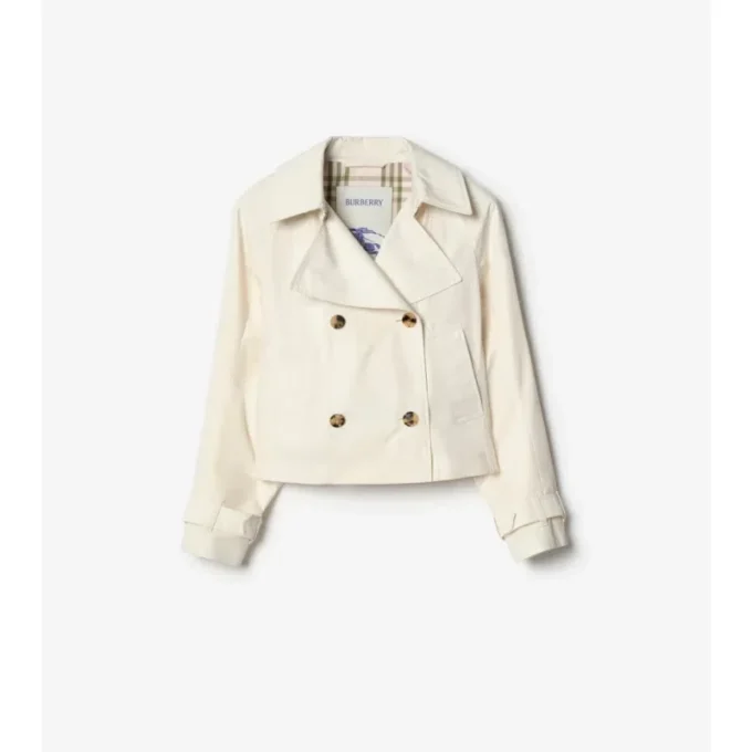 Cropped Lightweight Ladybrook Trench Jacket 