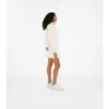 Cropped Nylon Hooded Jacket