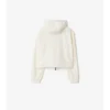 Cropped Nylon Hooded Jacket