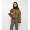 Cropped Quilted Nylon Floriston Jacket