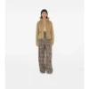 Cropped Quilted Nylon Hooded Jacket