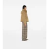 Cropped Quilted Nylon Hooded Jacket