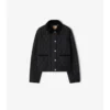 Cropped Quilted Nylon Jacket