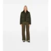 Cropped Quilted Nylon Jacket