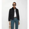 Cropped Quilted Nylon Jacket