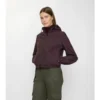 Cropped Reversible Check Hooded Jacket