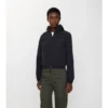 Cropped Reversible Check Hooded Jacket