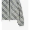 Cropped Reversible Check Jacket
