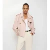 Cropped Tropical Gabardine Mayfair Trench Jacket