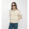Cropped Tropical Gabardine Mayfair Trench Jacket