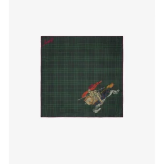 Crystal Ekd Check Silk Scarf