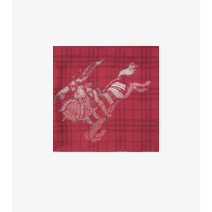 Crystal Ekd Check Silk Scarf