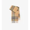 Crystal Gradient Check Cashmere Scarf