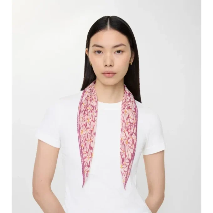 Daisy Silk Scarf