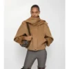 Detachable Scarf Cashmere Jacket