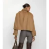 Detachable Scarf Cashmere Jacket