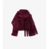 Detachable Scarf Shearling Jacket