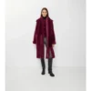 Detachable Scarf Shearling Jacket