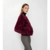 Detachable Scarf Shearling Jacket