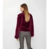 Detachable Scarf Shearling Jacket