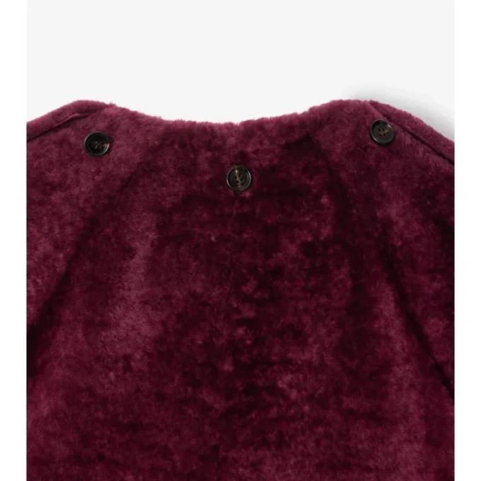 Detachable Scarf Shearling Jacket