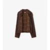 Detachable Scarf Wool Blend Jacket