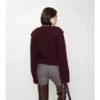 Detachable Scarf Wool Jacket
