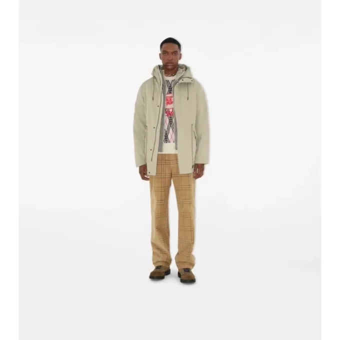 Detachable Warmer Nylon Blend Parka