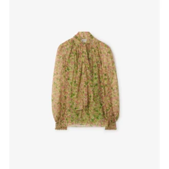 Ditsy Floral Silk Blouse