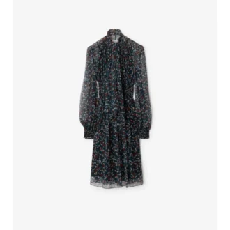 Ditsy Floral Silk Dress