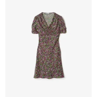 Ditsy Floral Silk Mini Dress