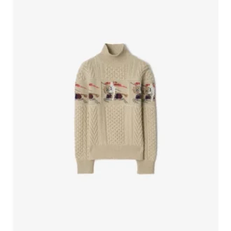 Ekd Aran Knit Wool Sweater