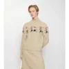 Ekd Aran Knit Wool Sweater
