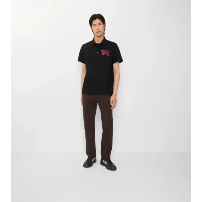 Ekd Check Cotton Polo Shirt