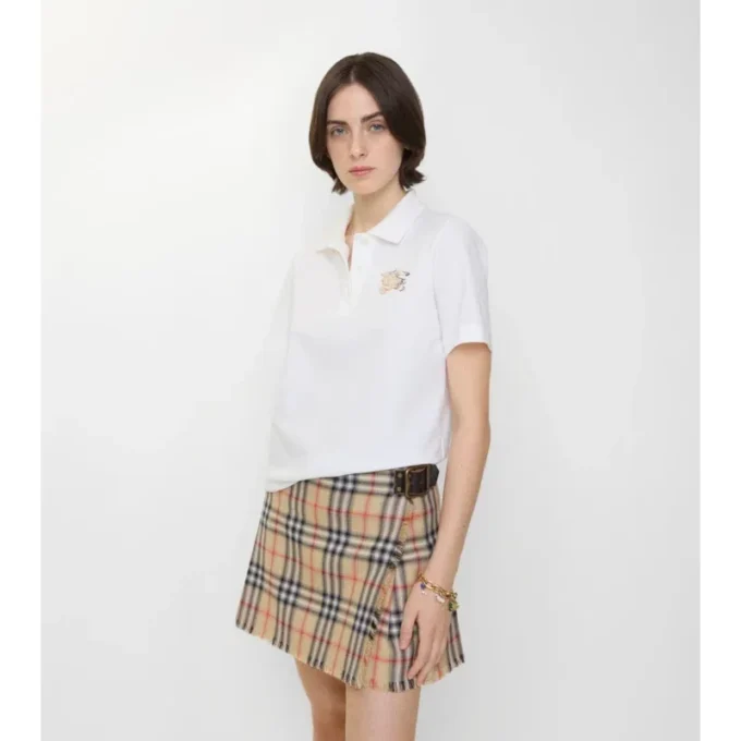 Ekd Check Cotton Polo Shirt