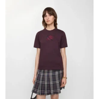Ekd Check Cotton T-Shirt