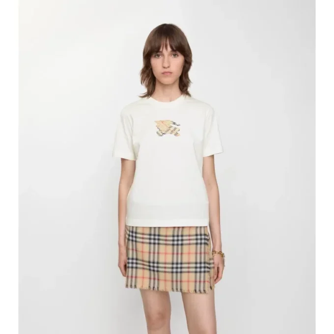 Ekd Check Cotton T-Shirt