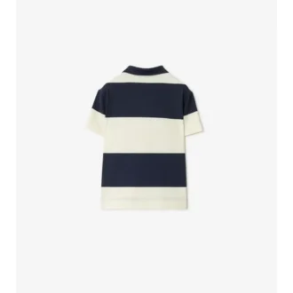 Ekd Check Striped Cotton Polo Shirt