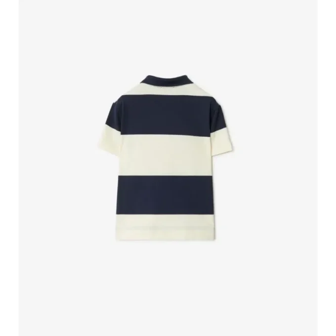 Ekd Check Striped Cotton Polo Shirt