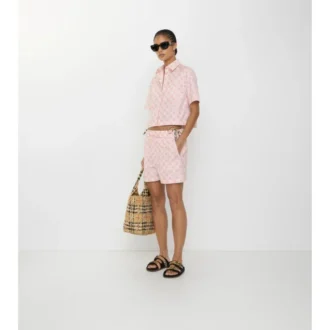 Ekd Checkerboard  Cotton Poplin Shorts