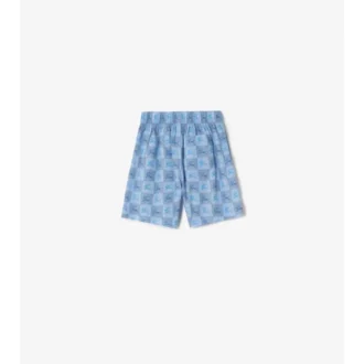 Ekd Checkerboard  Cotton Shorts