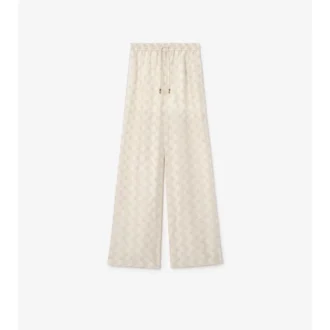 Ekd Checkerboard Silk Pyjama Trousers