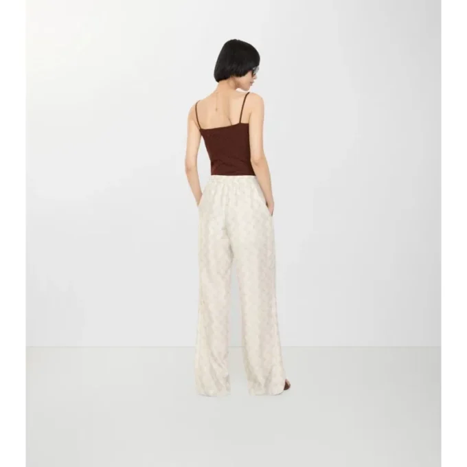 Ekd Checkerboard Silk Pyjama Trousers