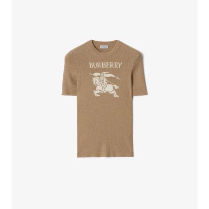 Ekd Metallic Wool Blend Top